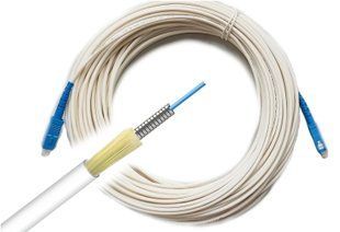 Оптичний патчкорд NG OPTICS SC/UPC - SC/UPC- 35m, 657A2, броньований, LSZH, 3mm, білий УТП002209 фото