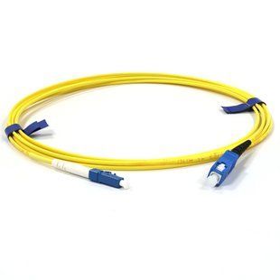 Оптичний патчкорд NG OPTICS SC/UPC-LC/UPC - 1.5m, 3mm, G657A2, LSZH, simplex D УТП001345 фото