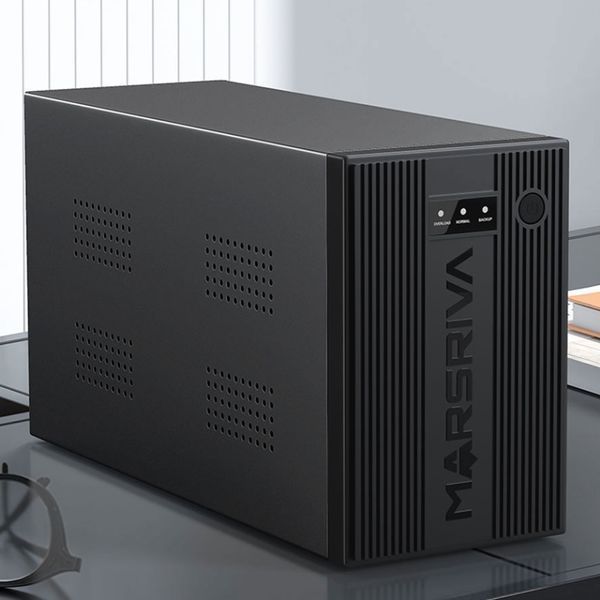 ДБЖ Marsriva MR-UF1000, 1000ВА/600Вт, Line-Interactive, LED version, 3хSchuko, 2*12V/9Ah MR-UF1000 фото