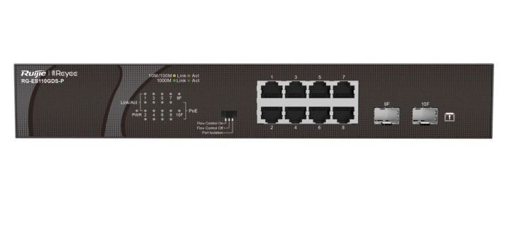 Комутатор Reyee RG-ES110GDS-P УТП000562 фото