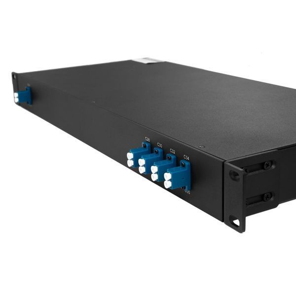 Мультіплексор NG OPTICS DWDM 1x8 + exp (28-35 ch's) (ch's 28,29,30,31,32,33,34,35) ODF 1U form DeMUX 4579 фото