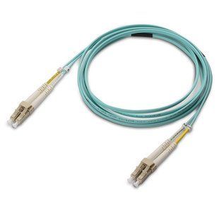 Оптичний патчкорд NG OPTICS multimode OM3 duplex LC/UPC - LC/UPC - 10m, aqua color, LSZH MED001842 фото