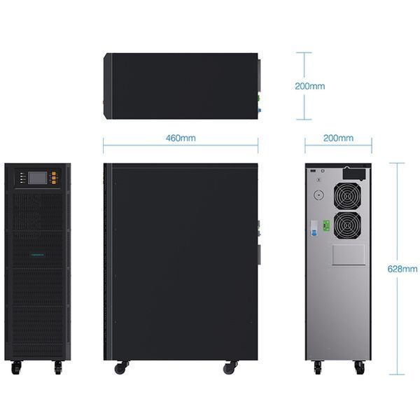 ДБЖ Marsriva MR-US6K, 6кВА/6кВт, 1:1 phase, Smart Online UPS, 16*12V/9Ah MR-US6K фото