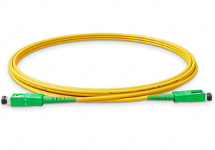 Оптичний патчкорд SC/APC -SC/APC NG OPTICS 001 SM G657A1, LSZH, 3mm, жовтий 10м D УТП001451 фото