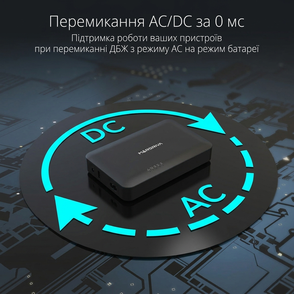 Джерело безперебійного живлення MARSRIVA Mini UPS KP1 Ultra 30W 16000 mAh УТП002878 фото